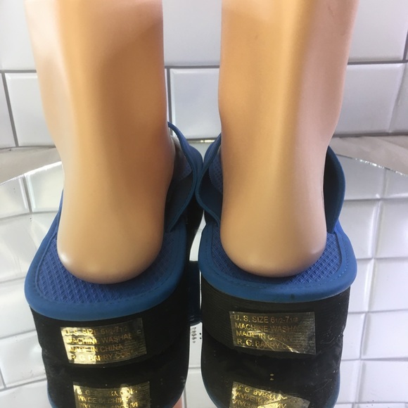 Jeff Gordon Womens Flip Flop Sandals Shoes Blue 7 - Picture 4 of 6
